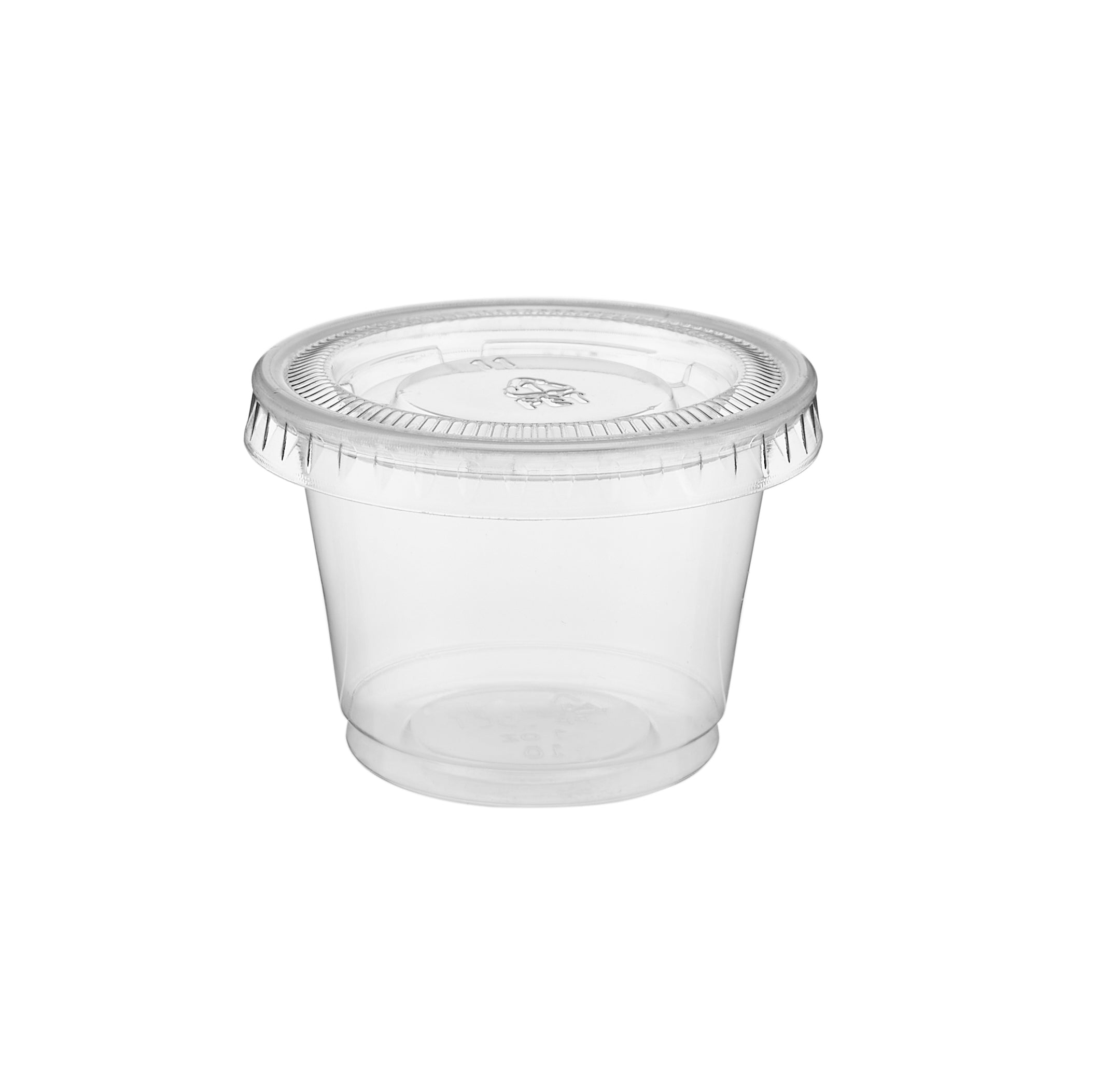 1 Oz Clear Portion Cup 44 Mm Diameter With Lid