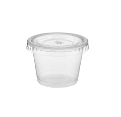 1 Oz Clear Portion Cup 44 Mm Diameter With Lid