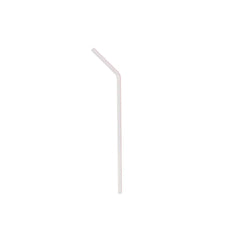 250 Pieces x 40 Packets Plastic Flexible Straw 6mm