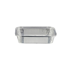 120 Pieces Aluminum Containers with Lid 83185 ( 1850 CC ) 260 x 192 x 50 Mm