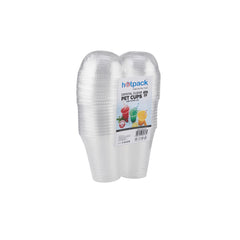 500 Pieces Pet Clear Juice Cup 12OZ + DOME LID SPECIAL OFFER