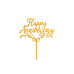 Happy Anniversary Cake Stick