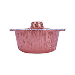 Aluminum Color Pot Container With Hood 25Cm