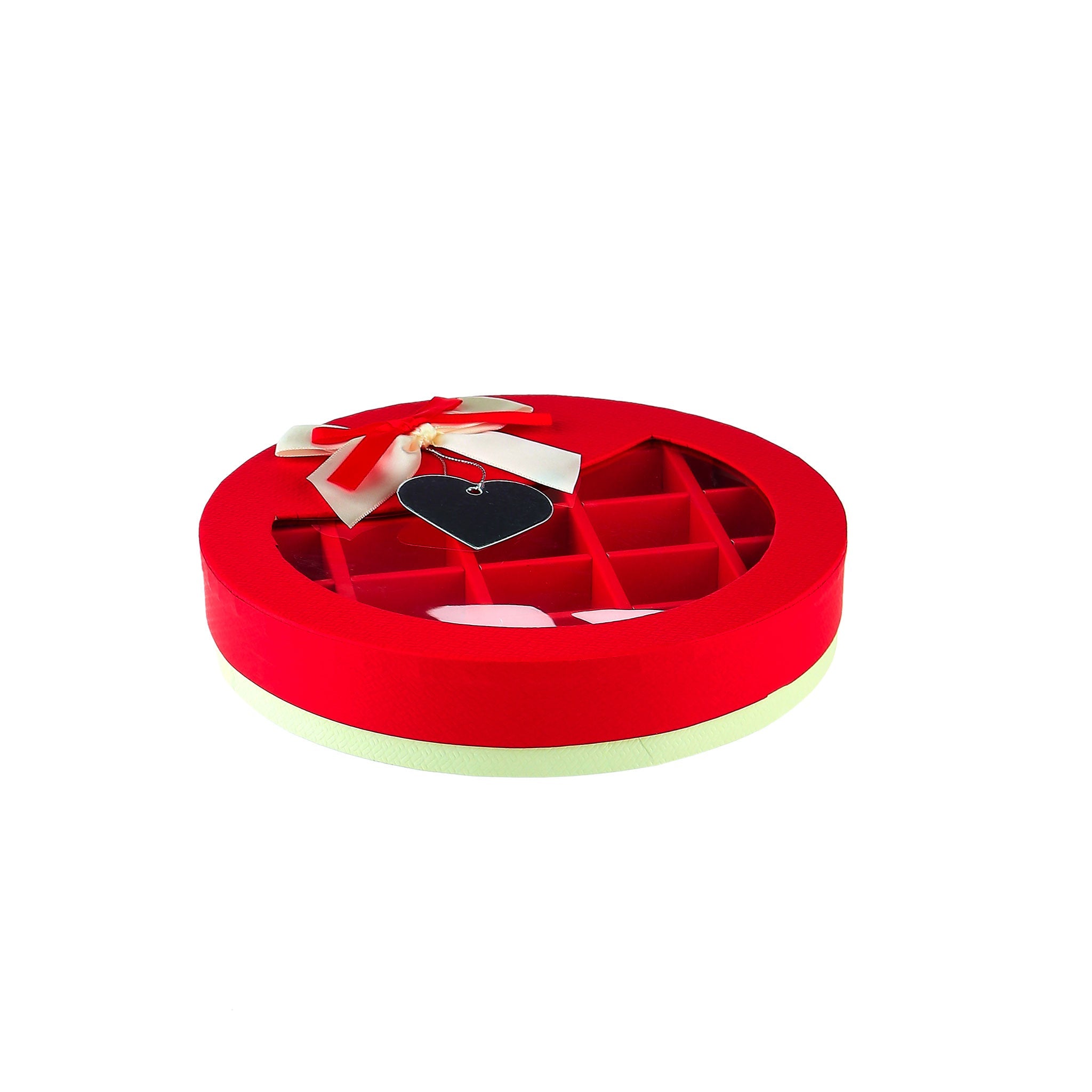 Round Chocolate Gift Box 21 Division - 1 Piece - Hotpack Oman