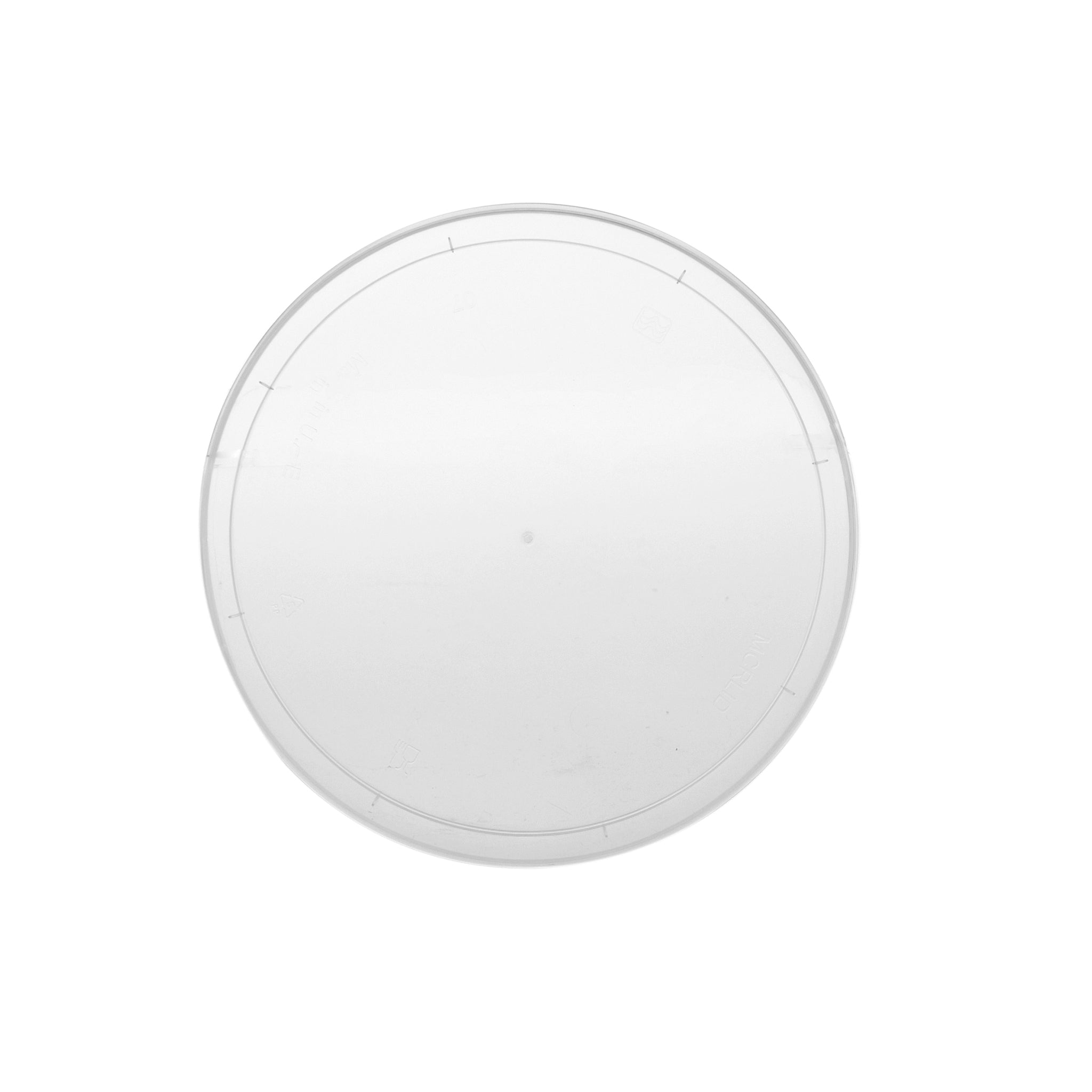 Clear Round Microwavable Container lid - Hotpack Oman