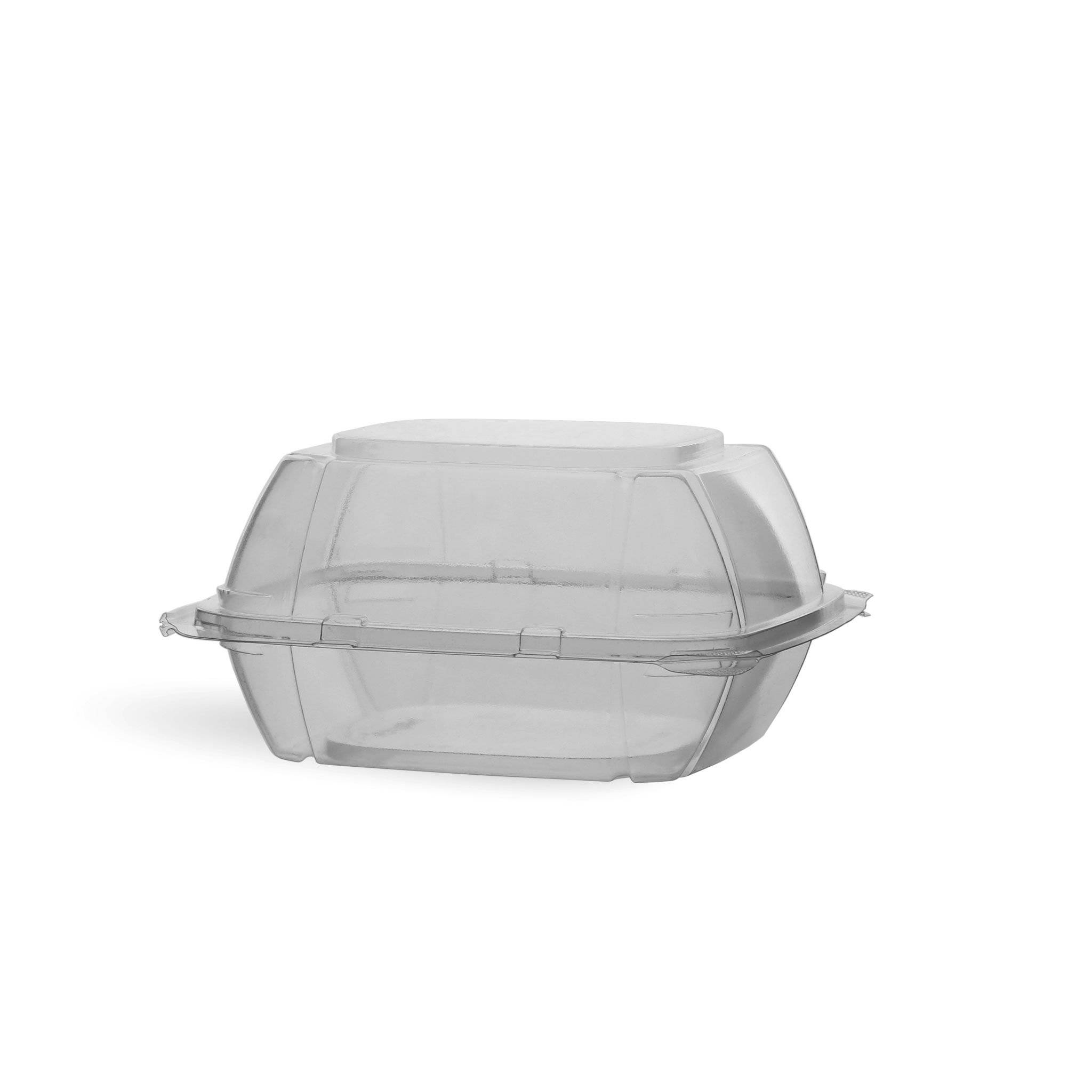 5 Inch Clear Hinged Burger Box
