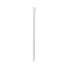8mm Clear Straight Straw Wrapped Hotpack Global