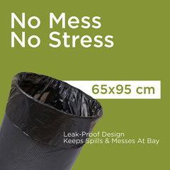 Heavy Duty Garbage Bag 30 Gallon Medium 65 X 95 Cm 30 Pieces X 15 Rolls