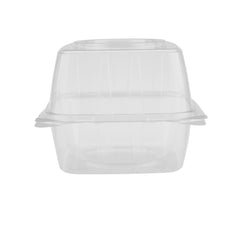 250 Pieces Clear Hinged 6 Croissant Container