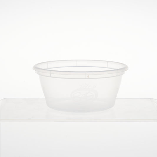 1000 Pieces Clear Round Microwavable Portion Cup 60ml With Lid