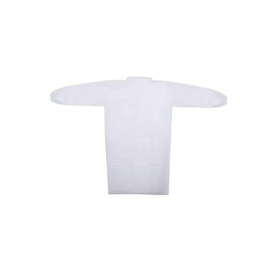 50 Pieces Non Woven Visitor Coat White Color Large