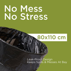 30 Pieces Garbage Bag  80 x 110 cm 2+1 Offer