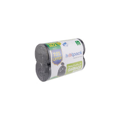 Twin Pack Garbage Roll Black 65x95cm 30 Gallon 25 % off