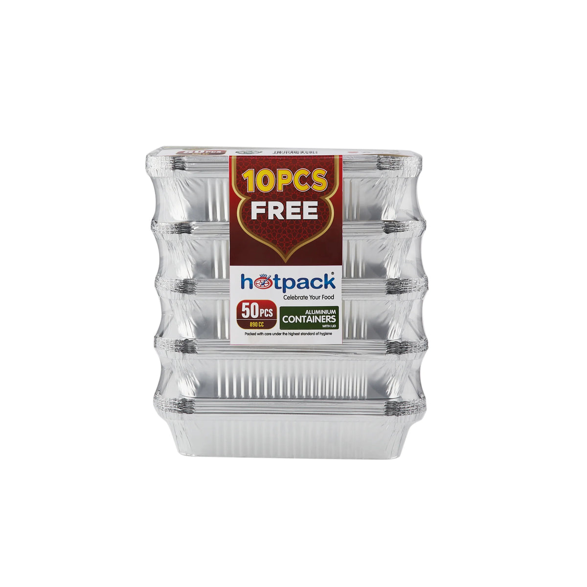 50 Pieces 20 % OFF (4 + 1)Offer Pack Aluminium Container