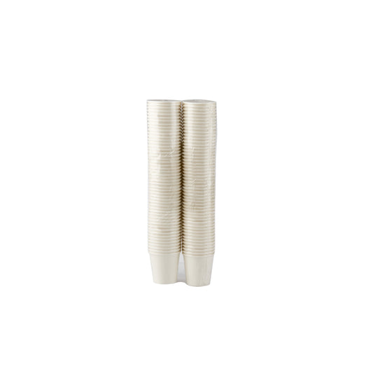 White Single Wall Qhawa Cup 2.5 OZ Offer Pack