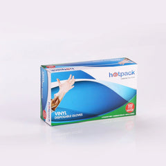 1000 قطعة من القفازات المصنوعة من الفينيل الخالية من البودرة