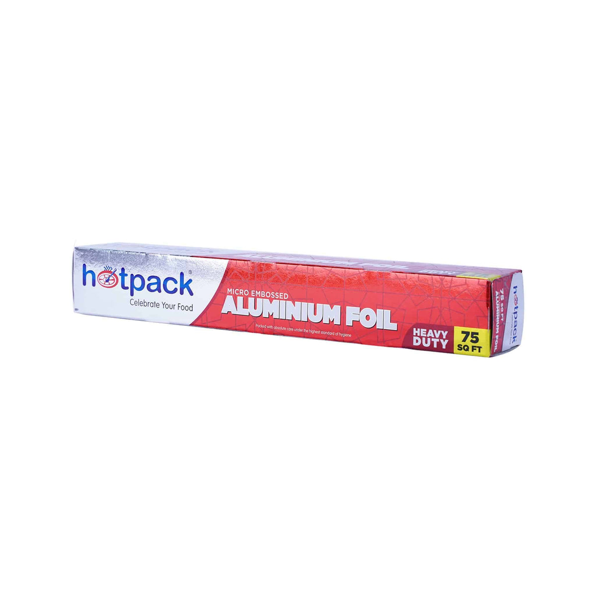 Hotpack | Aluminium Foil Embossed 75Sqft | 12 Rolls - Hotpack Oman