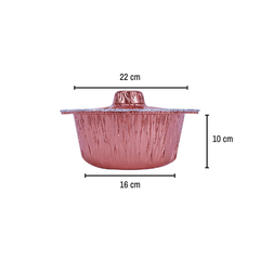 Aluminum POT Container With Hood - hotpack.om