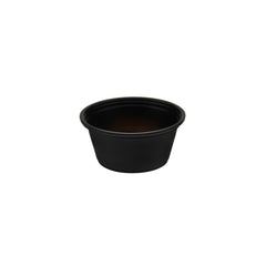 2.5 Oz Black Portion Cup 2500 Pieces - Hotpack Oman