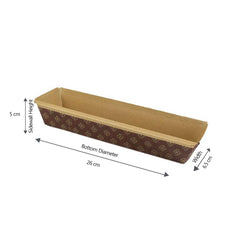 Rectangle Baking Mold 26X6.5X5 Cm