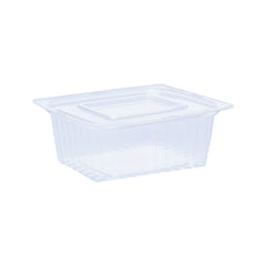 Clear Rectangular Container With Lid - Hotpack UAE