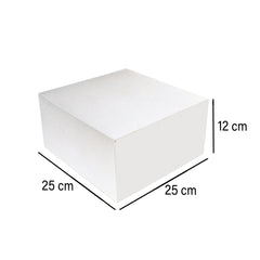 White Cake Box 100 Pieces