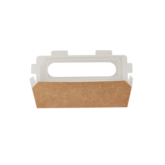 Kraft Baguette Box With Window - Hotpack Oman