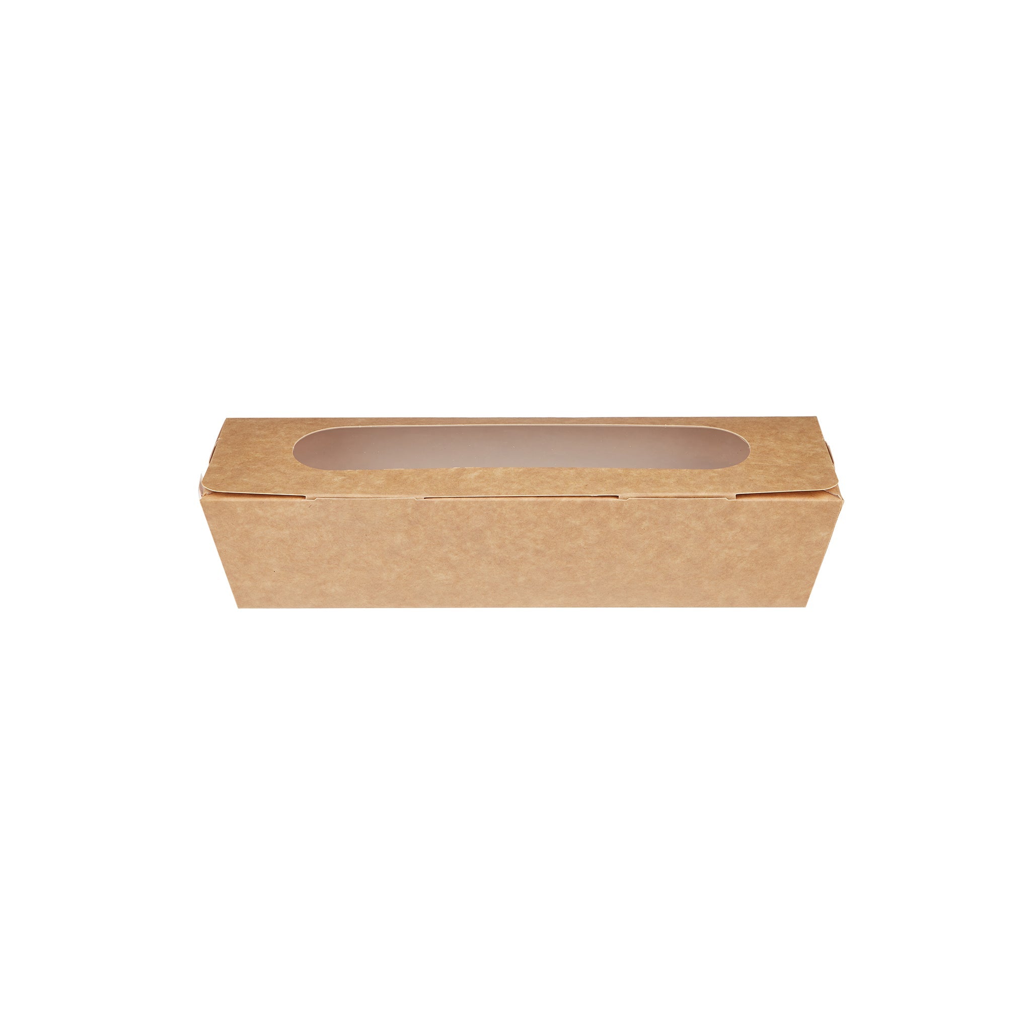 Kraft Baguette Box With Window - Hotpack Oman