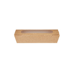 Kraft Baguette Box With Window - Hotpack Oman