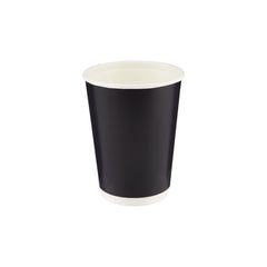 Black Double Wall Paper Cups - Hotpack UAE