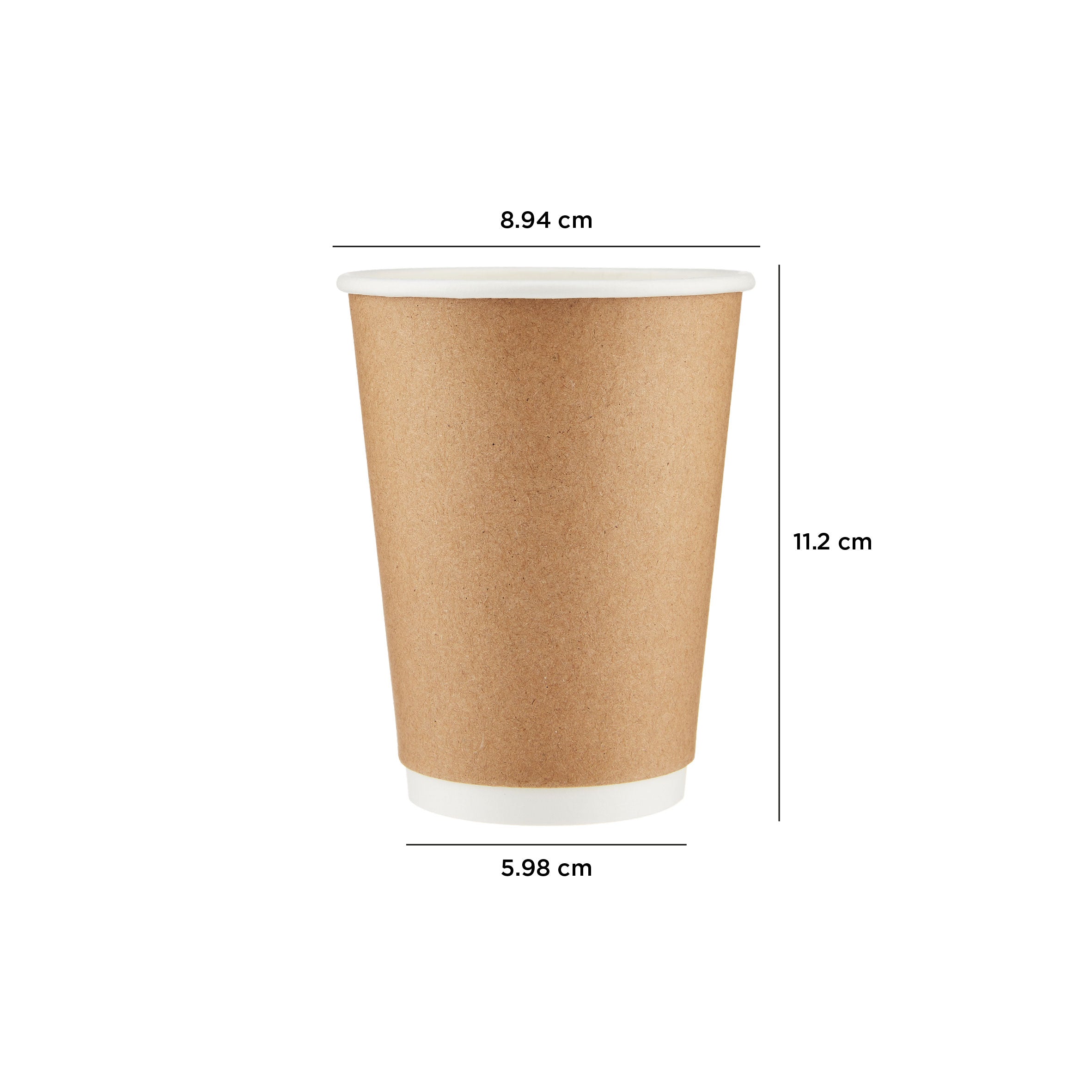 Kraft Double Wall Paper Cups - Hotpack UAE