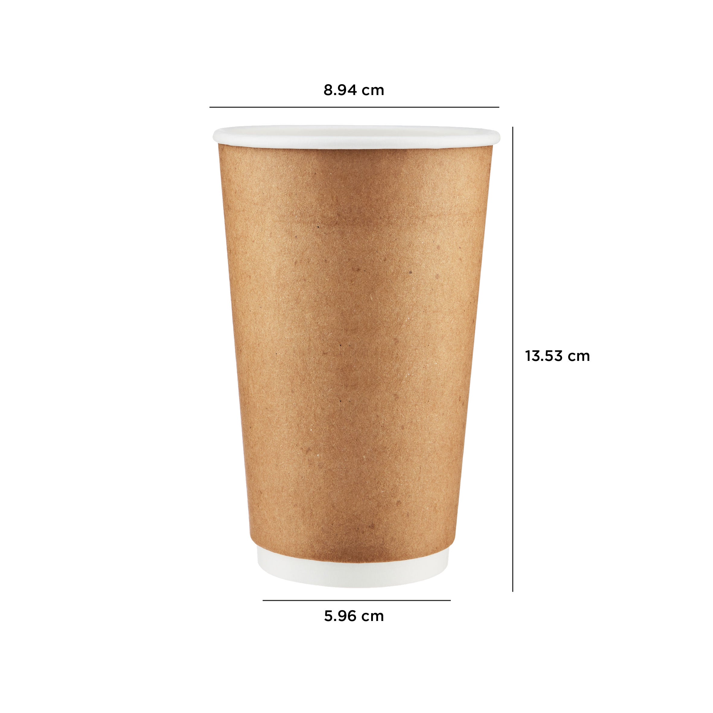 Kraft Double Wall Paper Cups - Hotpack UAE