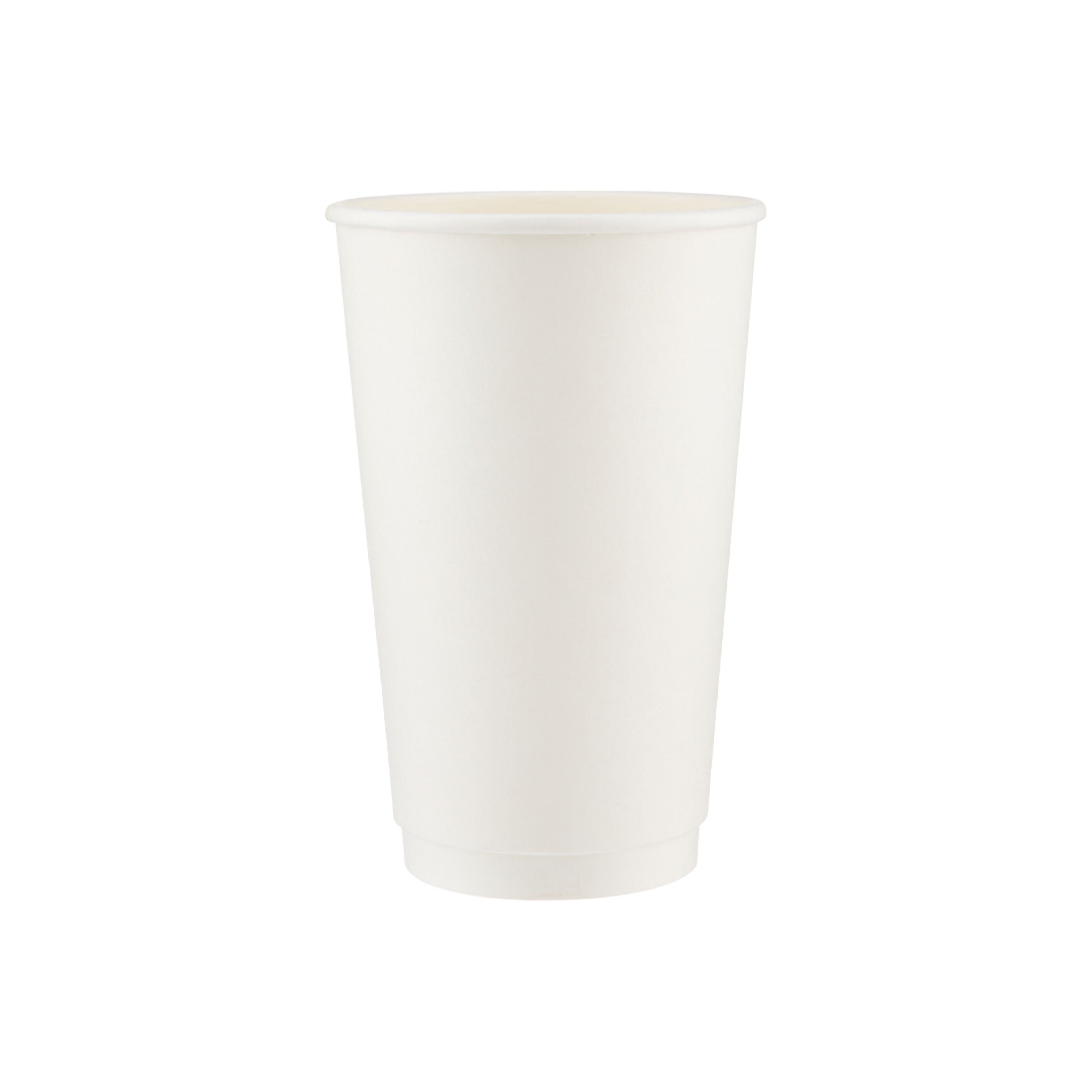 White Double Wall Paper Cups - Hotpack UAE