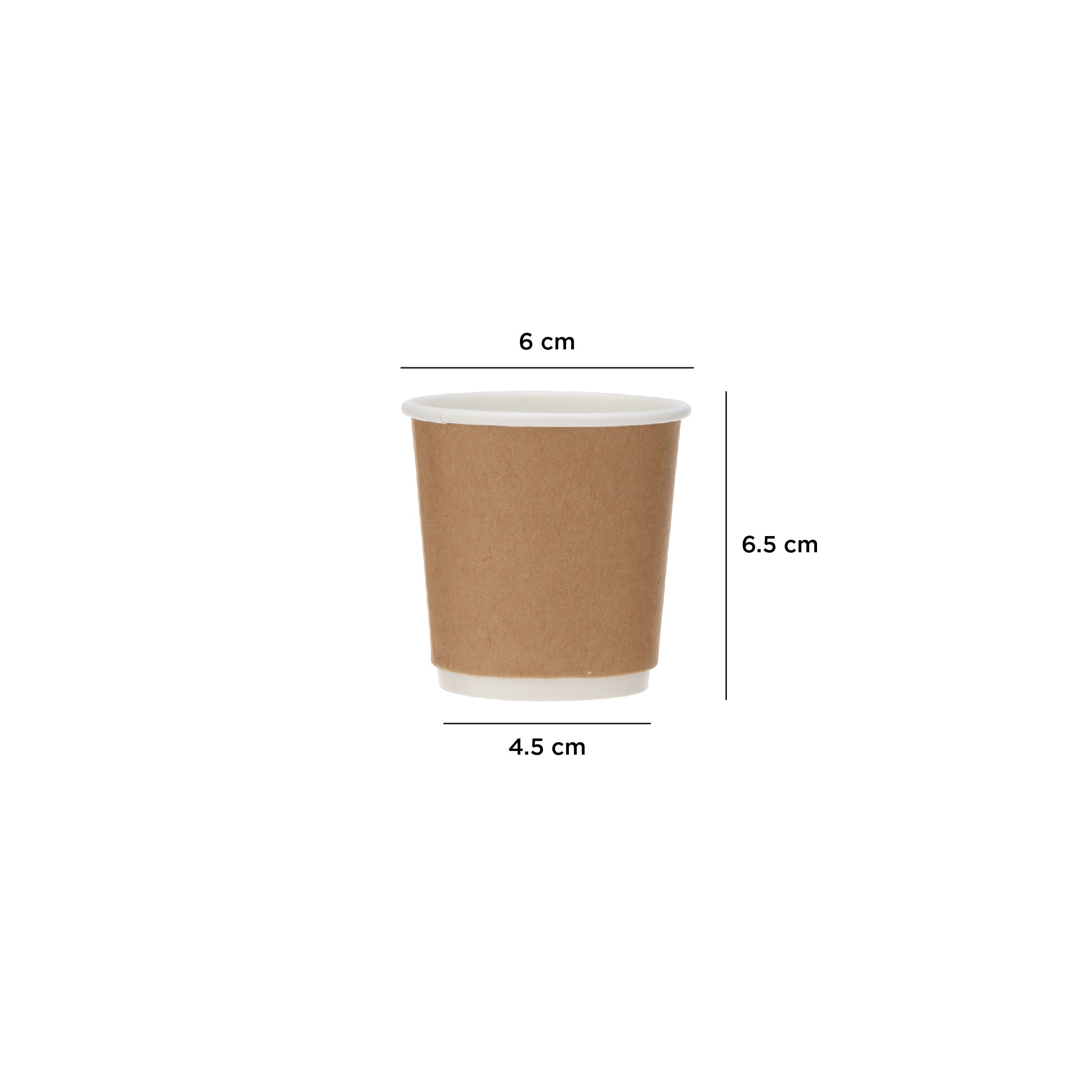 Kraft Double Wall Paper Cups - Hotpack UAE