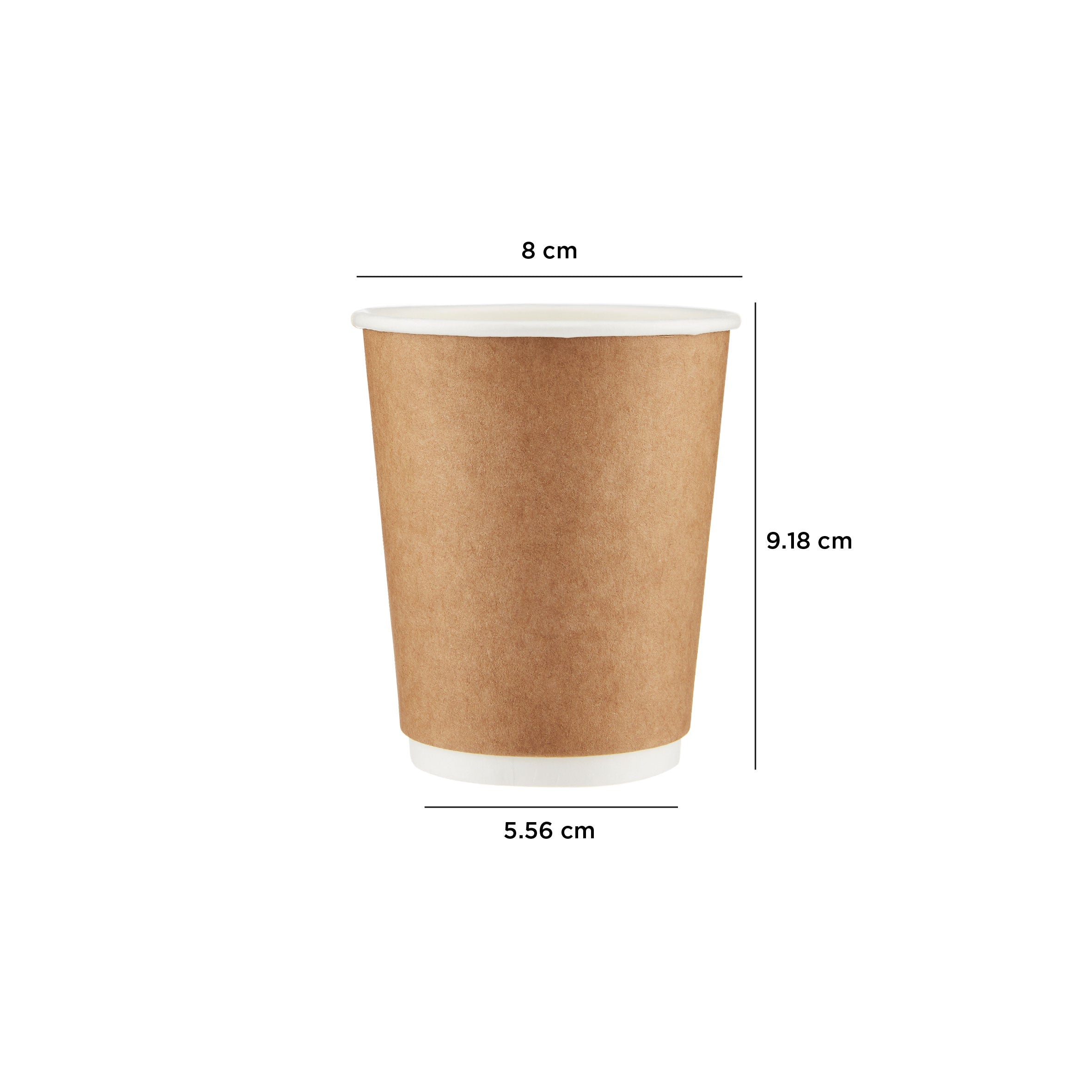 Kraft Double Wall Paper Cups - Hotpack UAE