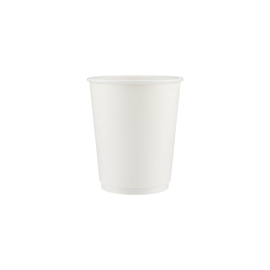 White Double Wall Paper Cups - Hotpack UAE