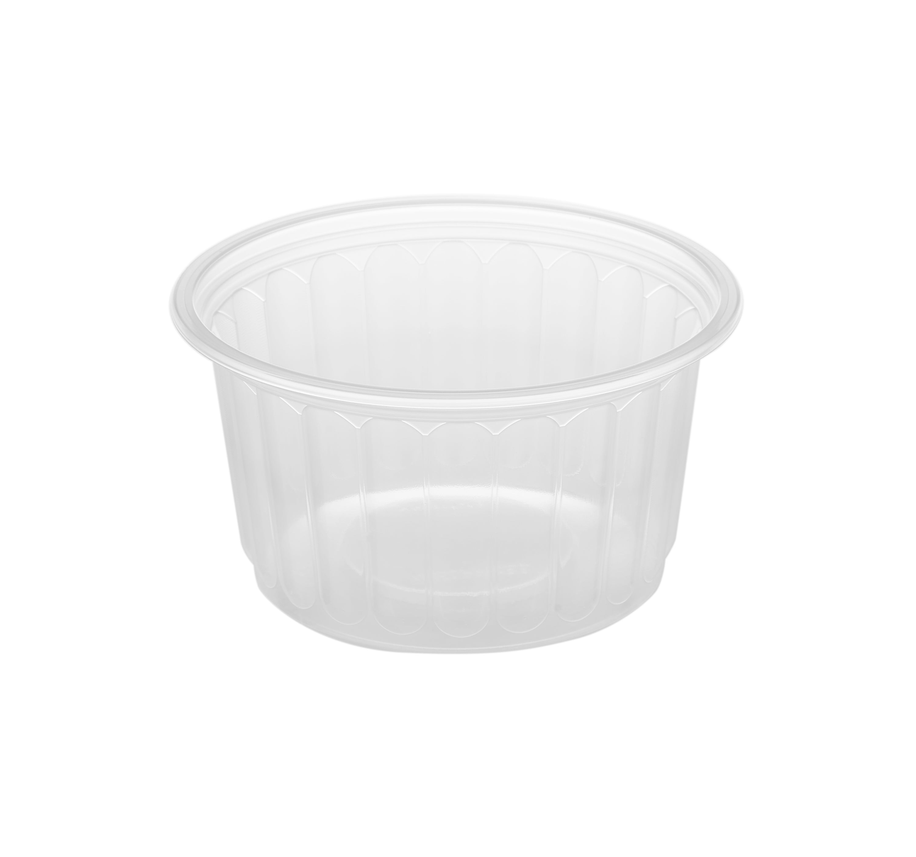 Plastic Corrugated Clear Round Container - Hotpack Oman