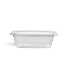 Hotpack 8oz Hinged Square Deli Clear Pet Container - Hotpack Oman