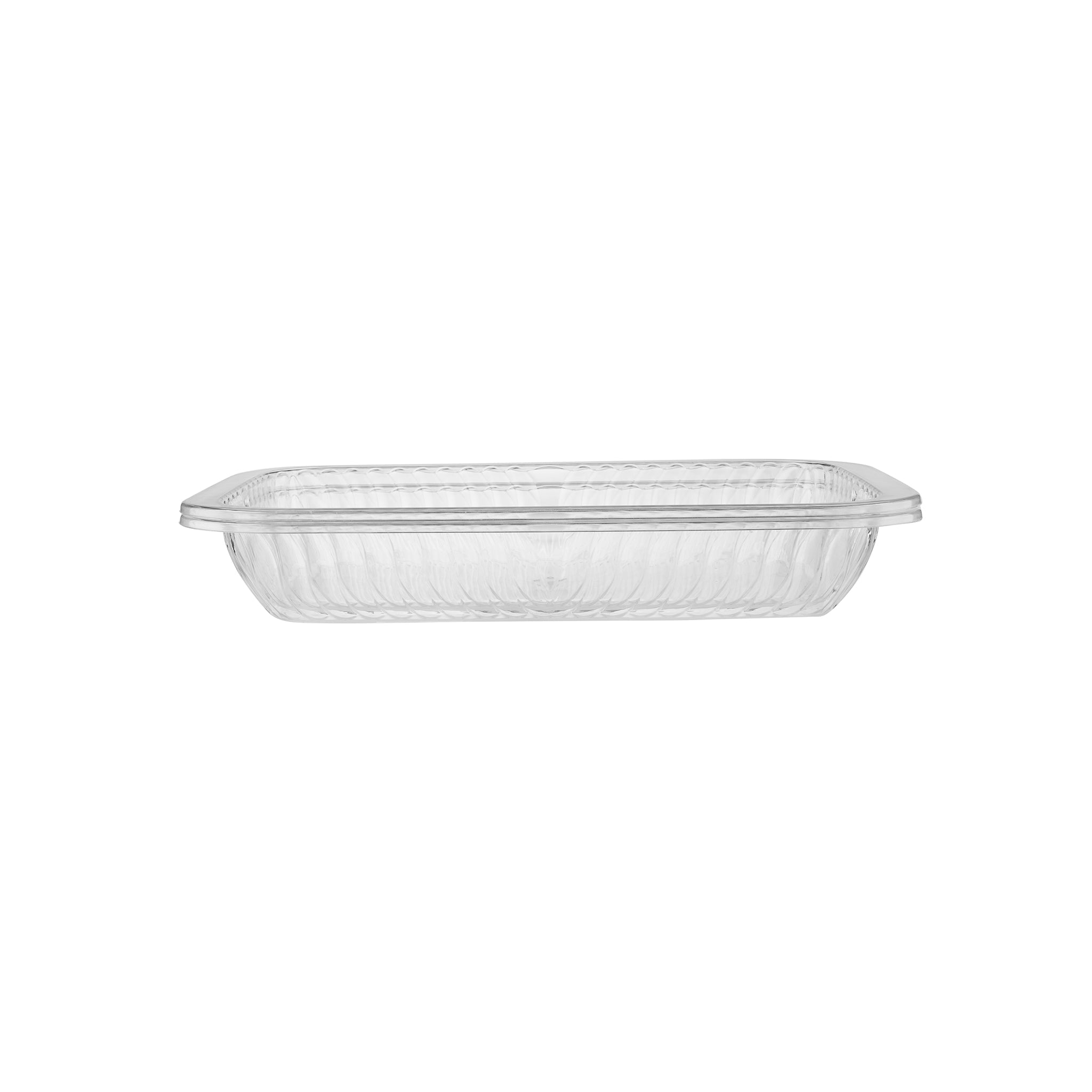 Rectangular Flower Clear Pyrex Disposable Tray - Hotpack Oman