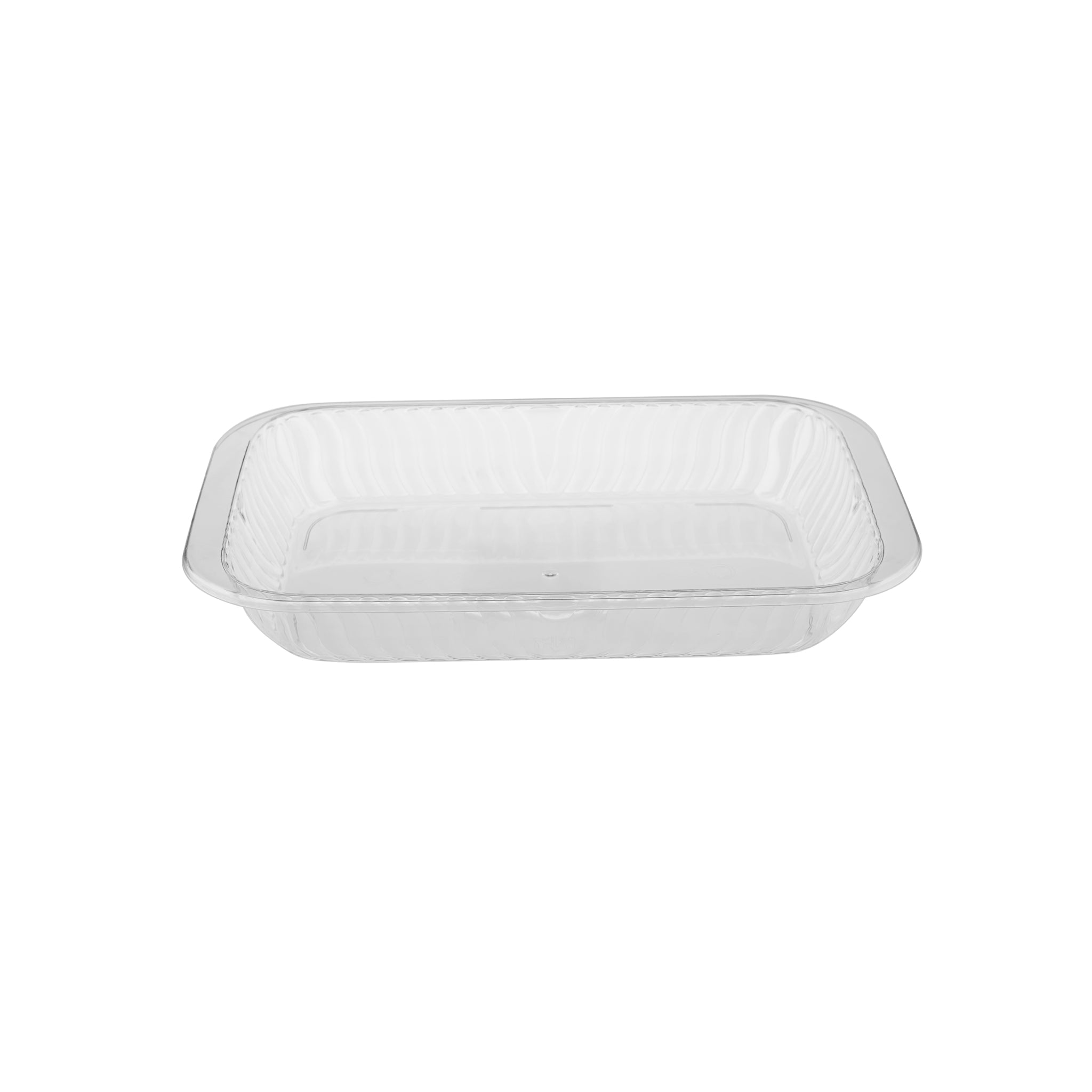 Rectangular Flower Clear Pyrex Disposable Tray - Hotpack Oman