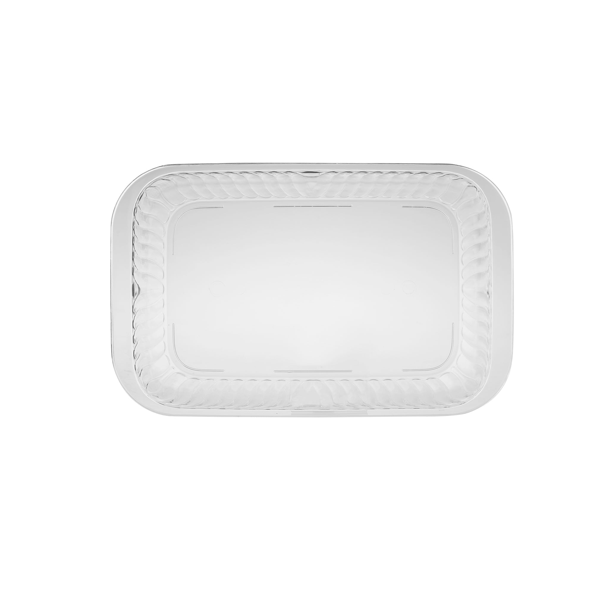 Rectangular Flower Clear Pyrex Disposable Tray - Hotpack Oman