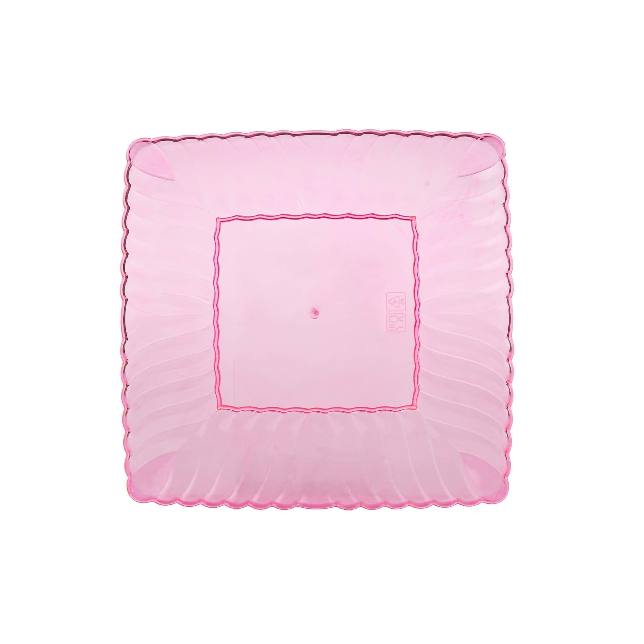 Premium Square Flower Plate - Hotpack Oman