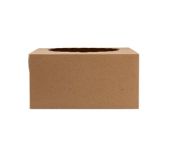 Kraft Cake Box Round With Window - Hotpack Oman