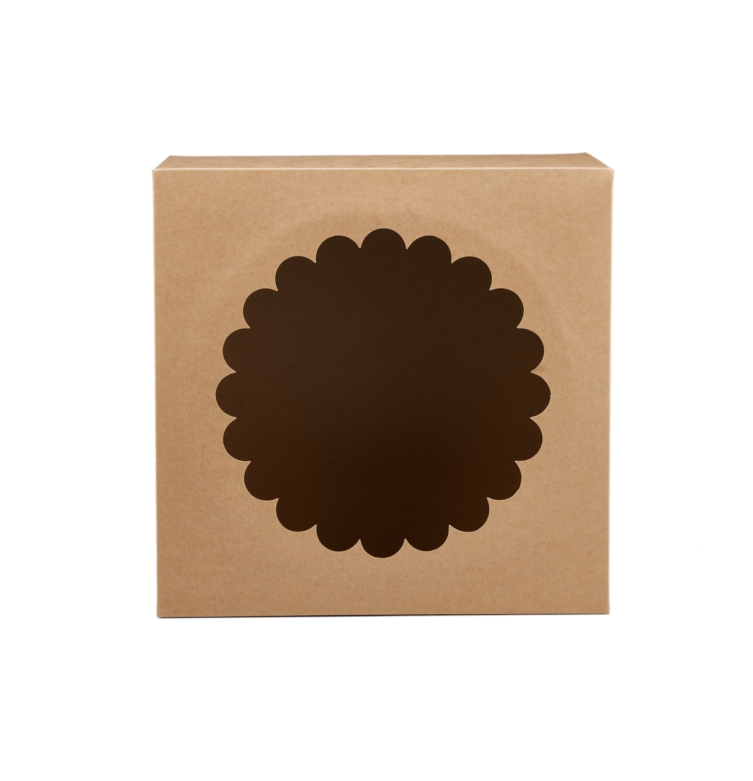 Kraft Cake Box Round With Window - Hotpack Oman