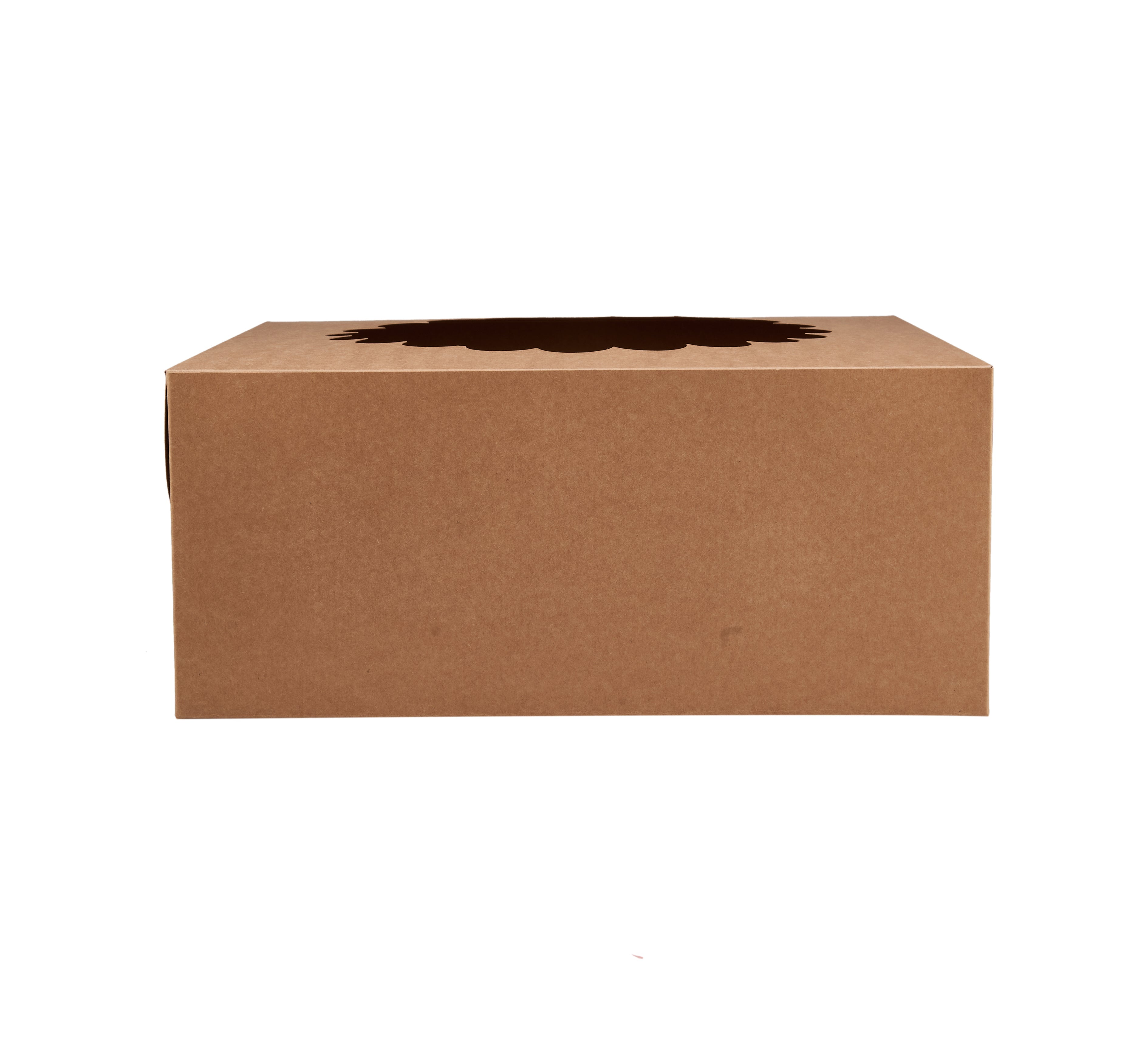 Kraft Cake Box Round With Window - Hotpack Oman