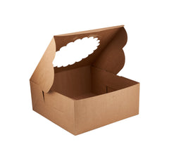 Kraft Cake Box Round With Window - Hotpack Oman