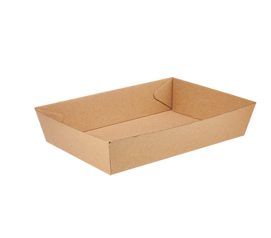 Kraft Flute Tray - Hotpack Oman