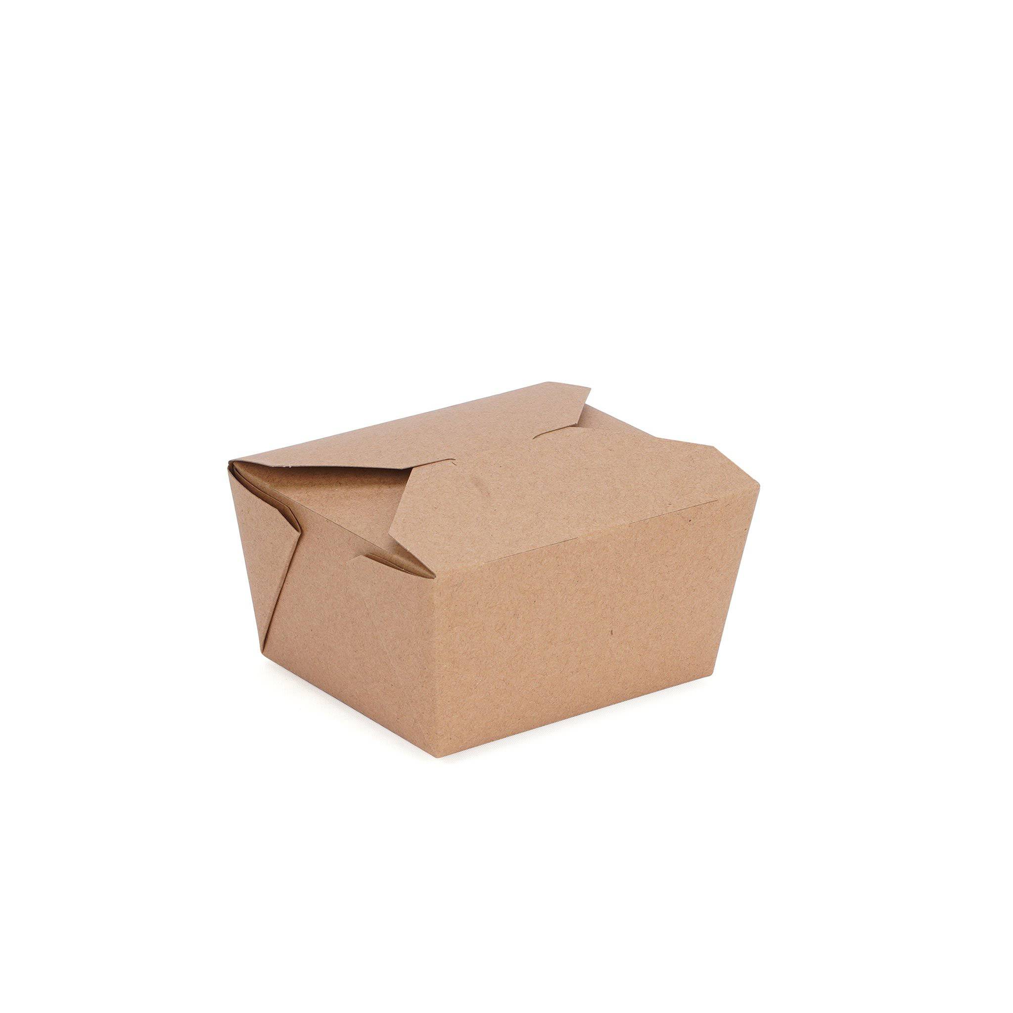 Kraft PE Takeaway Box 22 Oz - Hotpack Global