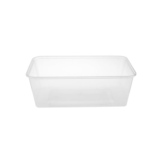 Clear Rectangle Microwavable Container