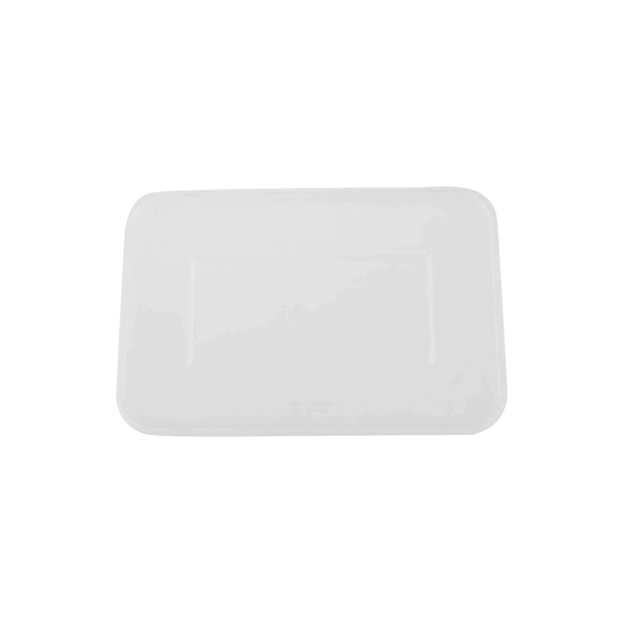 Clear Rectangle Microwavable takeaway plastic packaging Container lid 1500ml - Hotpack Oman